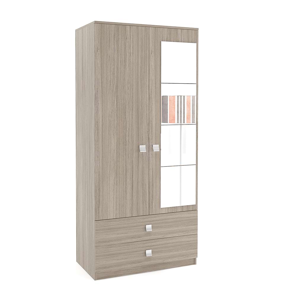 Dulap depozitare haine LINEA 90, A52, H200, 2U-151, 2S PO, Oak