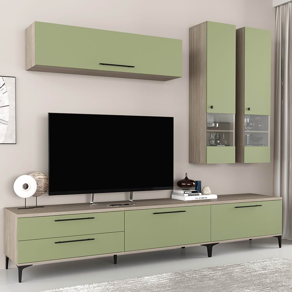 Mobilier Living CUBO A270, Italian, Oak, Pesto