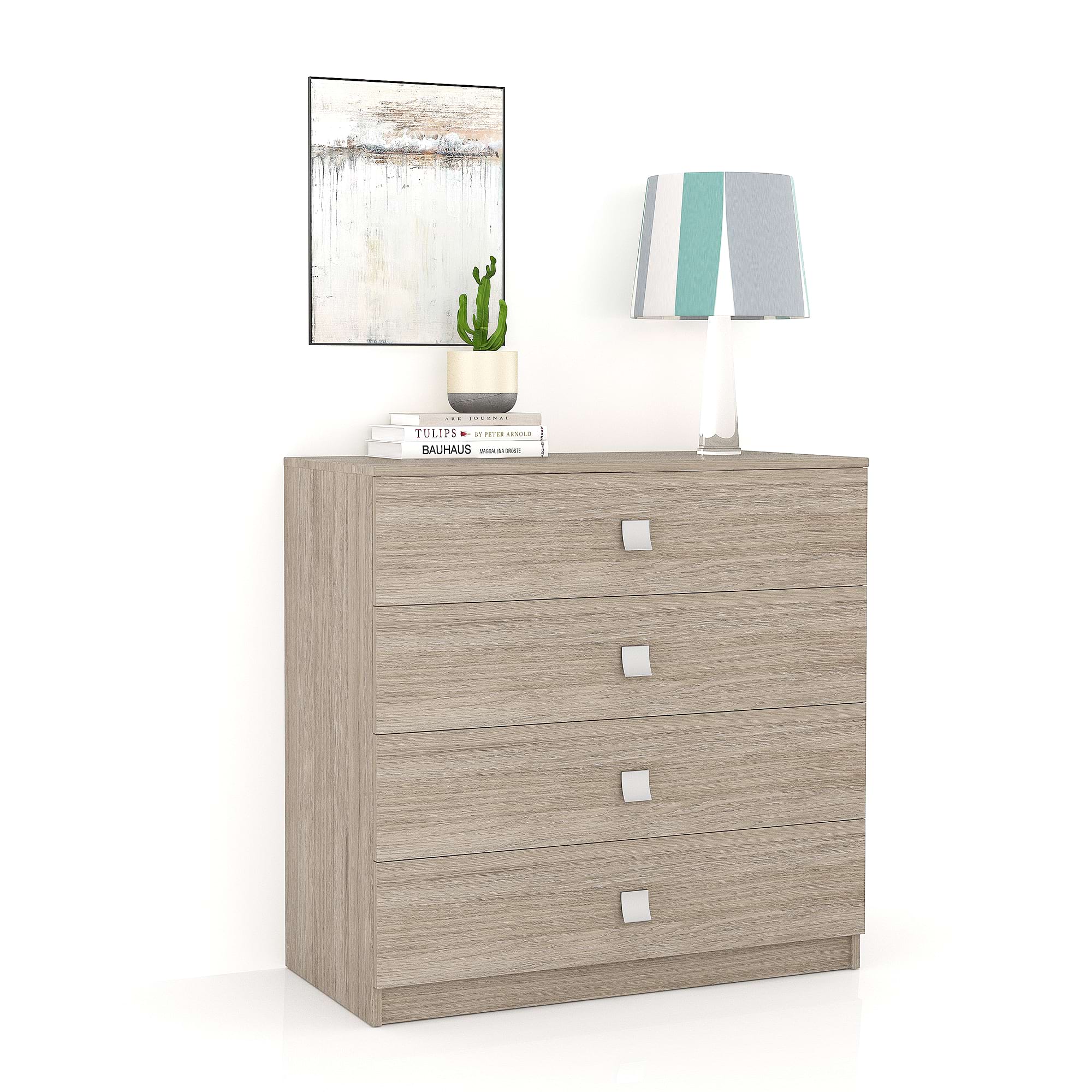 Comoda LINEA 4 sertare, Oak